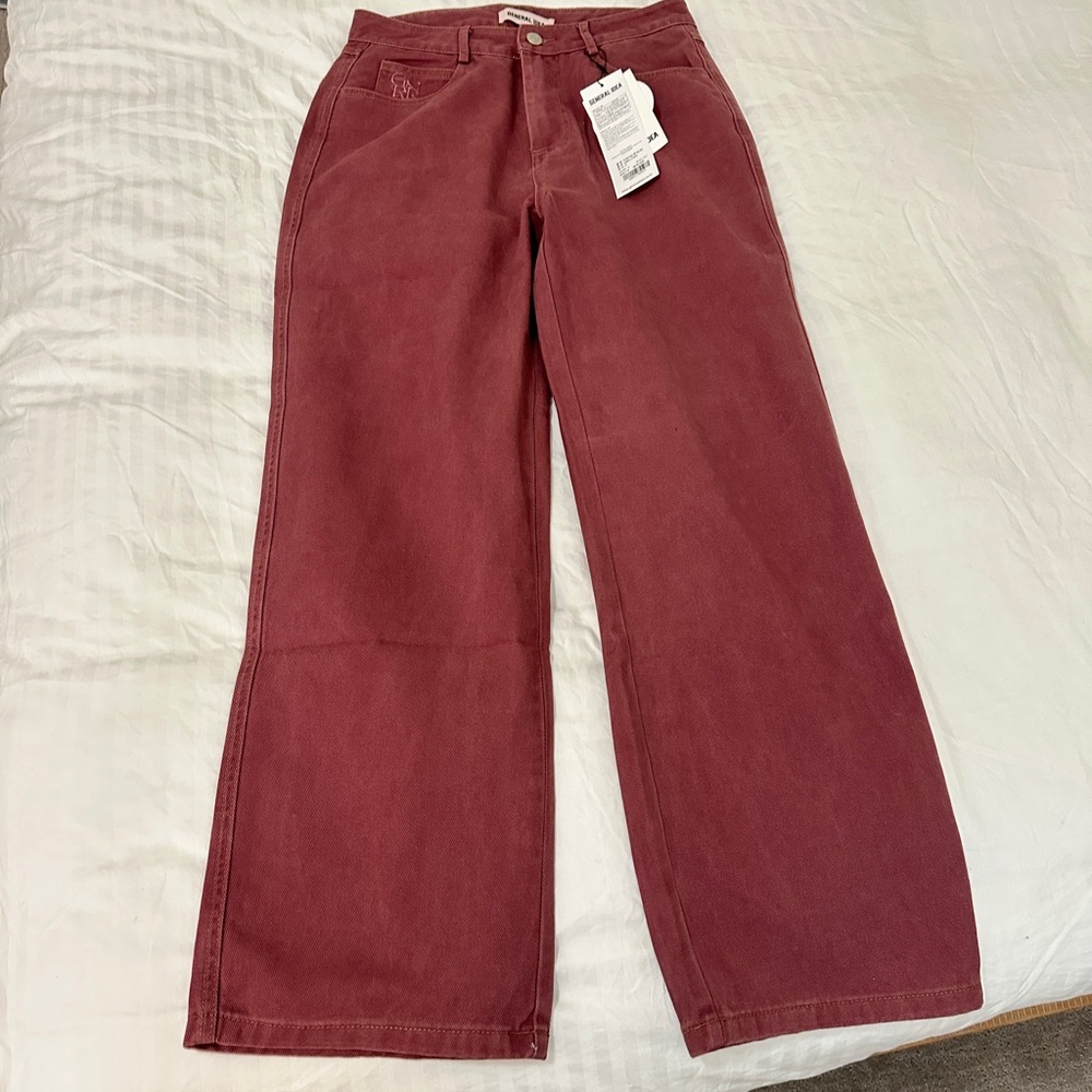 Musinsa General Idea Pigment Wash Cotton Pants - Picture 5 of 8